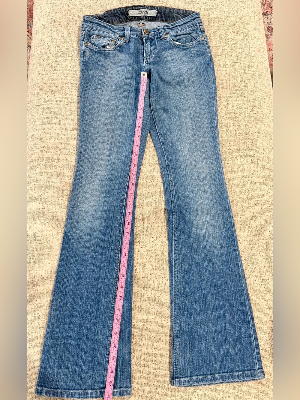 Joe's Jeans Medium Blue Flare/Wide Boot Cut Denim